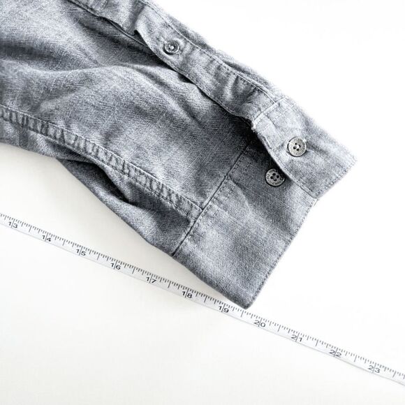 Calvin Klein Mens Shirt Button Down Long Sleeve Body Fit Cotton Black White Larg - Picture 5 of 6